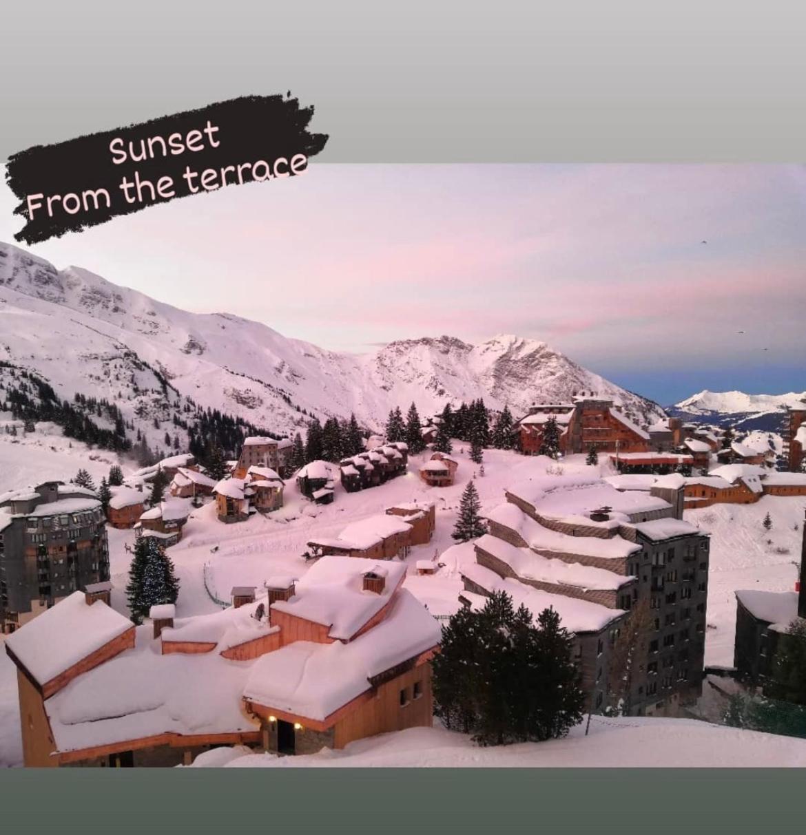 Charmant T2 Classe 3 Etoiles, Les Crozats, Magnifique Vue Montagne Avoriaz Exterior foto